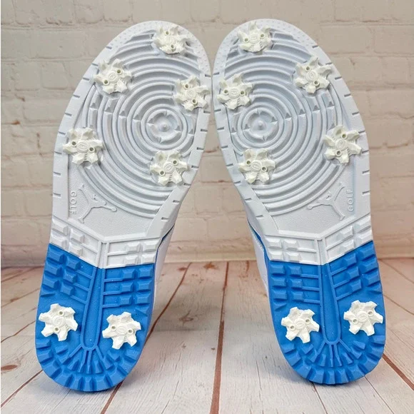 Nike Jordan NU Retro 1 Low White University Blue Golf Shoes Mens 10.5 FZ4153-101 - Picture 9 of 10